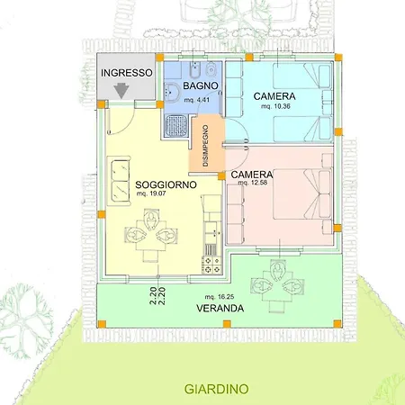 2casadelfaro Con Giardino Bbq 600m Dal Mare Casa vacanze *